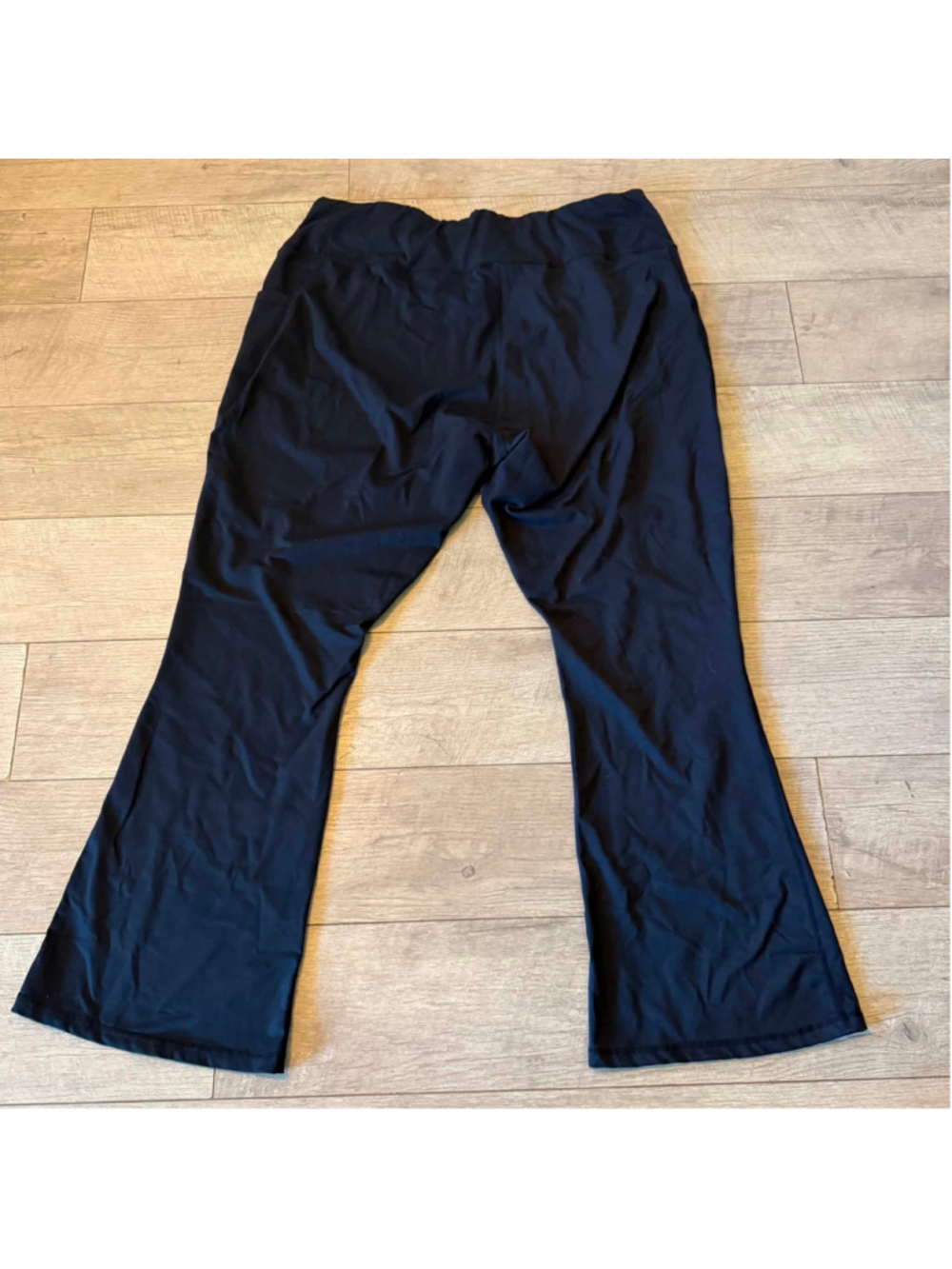 Women's Black Plus 4X Boot Cut & Flare Pants